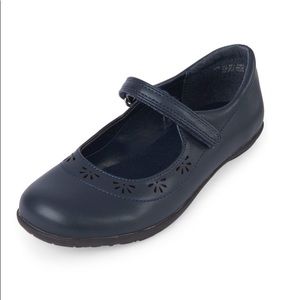 Girls Uniform Flower Shoes